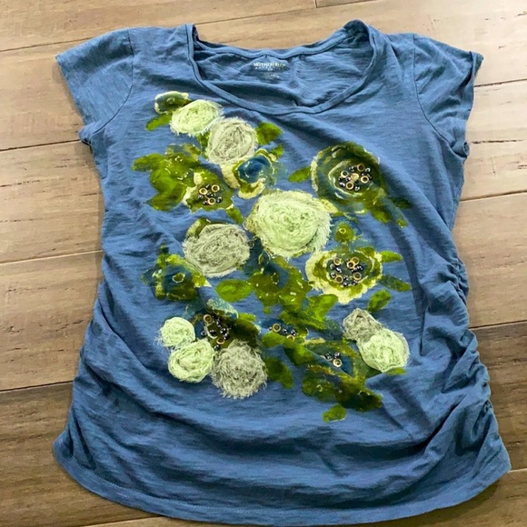 5‎ for $25 Motherhood floral tee - Picture 1 of 4